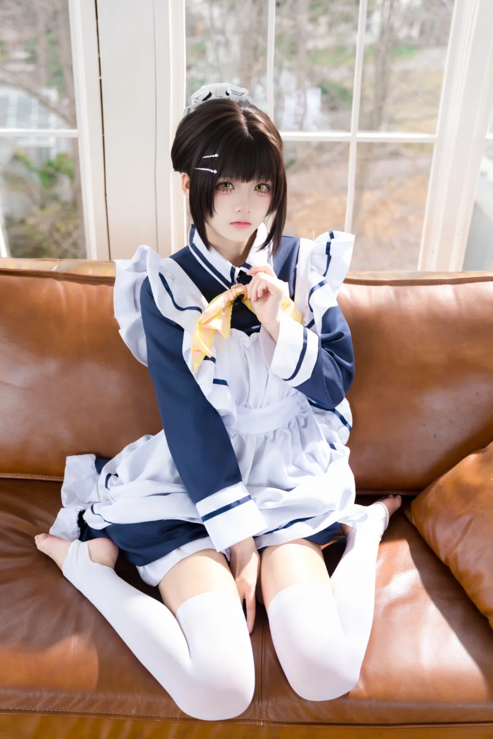 九柒喵 - No.045 枣子姐女仆 [22P-314MB] tg@simisebaisi 【丝足阁】016.webp